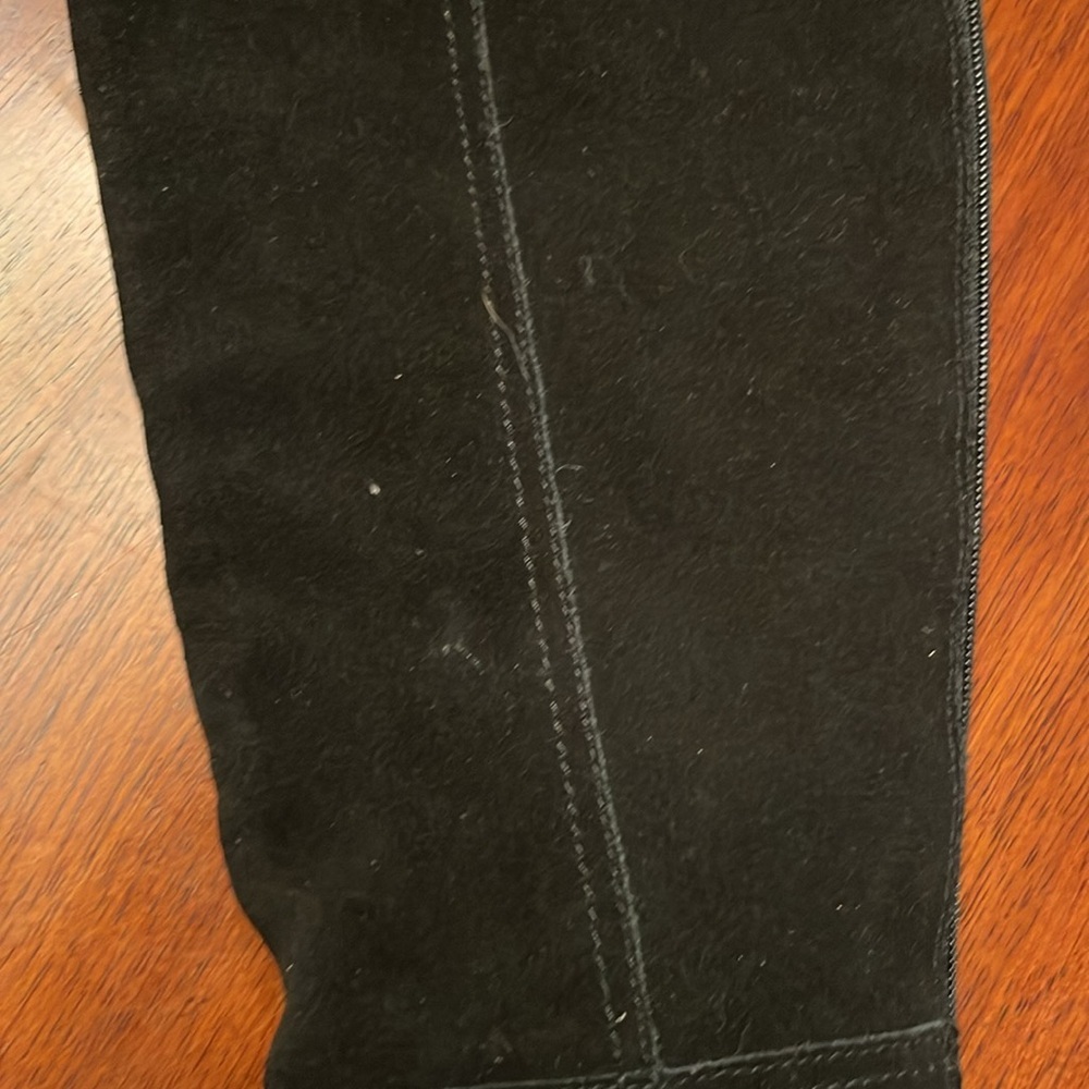 Gibson Latimer Black Suede Leather Knee-High Boots size 7.5 - Picture 6 of 10